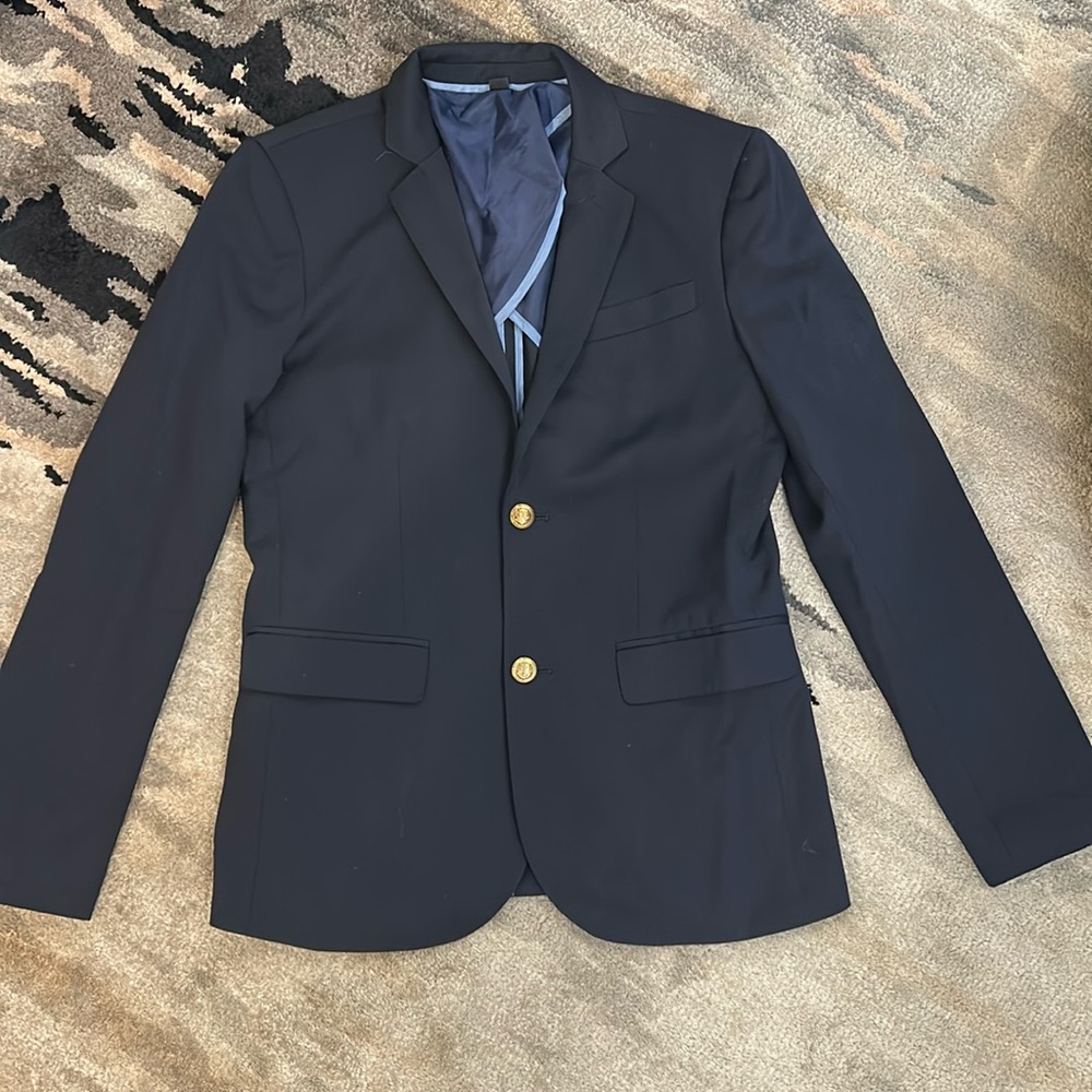 Classic Blue J Crew Ludlow Kids Blazer